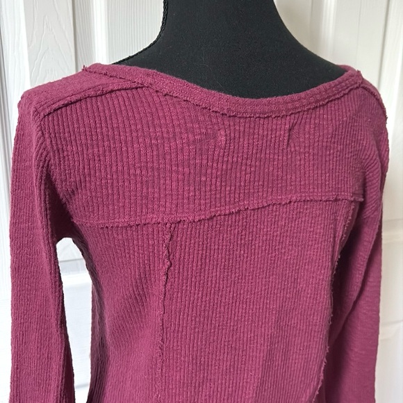 Free People Give Me A Little Bell Sleeve Rib Top - Picture 6 of 14